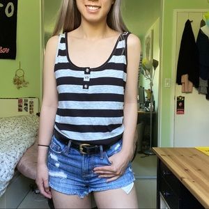Loose Striped tank top